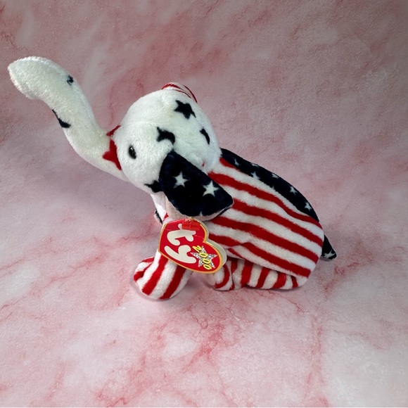 Ty Beanie Baby Righty 2000 with heart tag - Picture 1 of 9